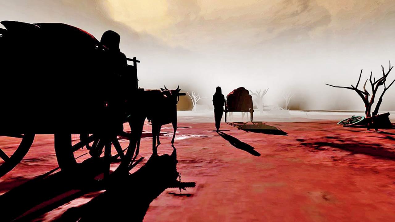 A still from the animated film