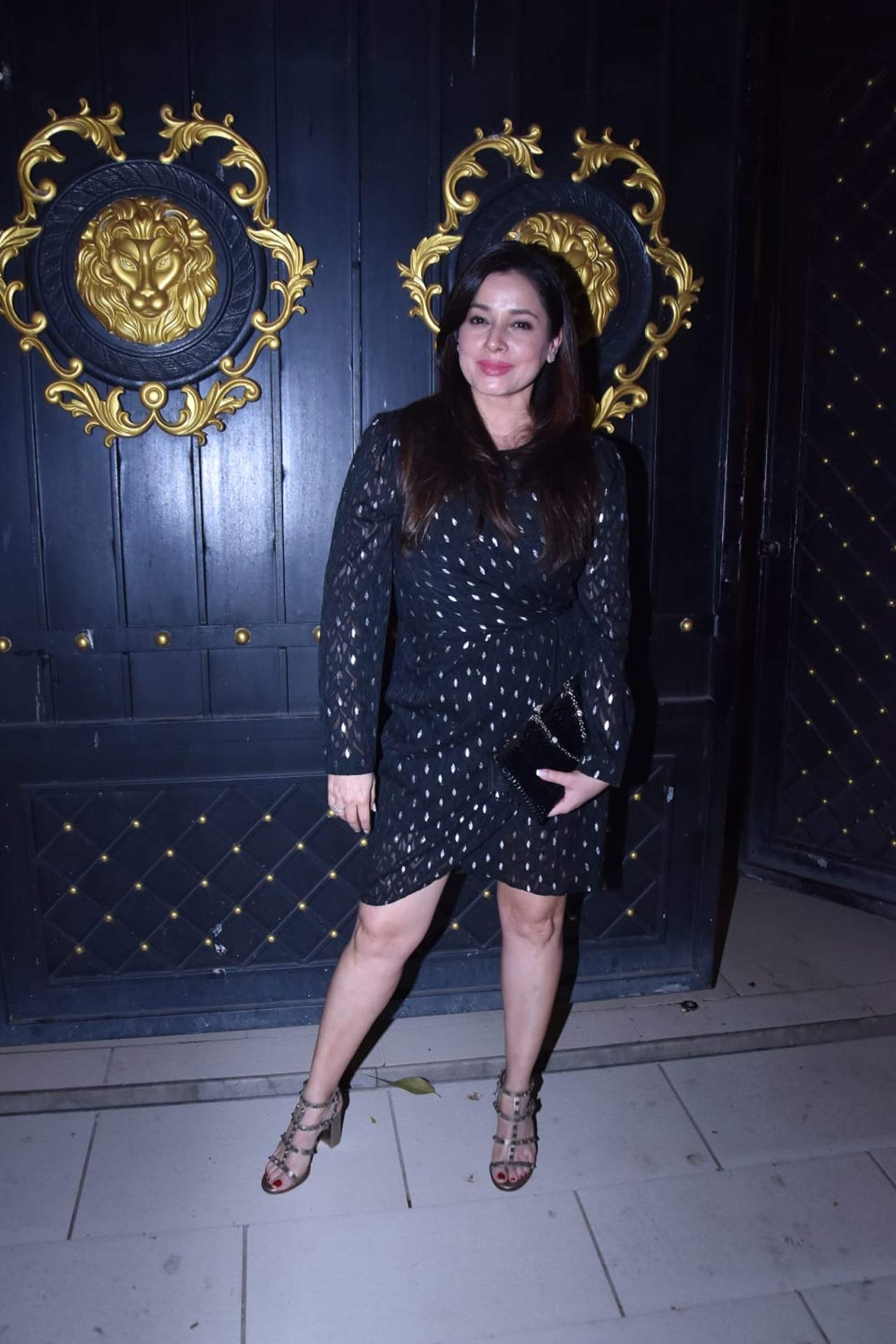 Neelam Kothari's black outfit was a real show-stealer as she attended Ekta Kapoor's bash.
