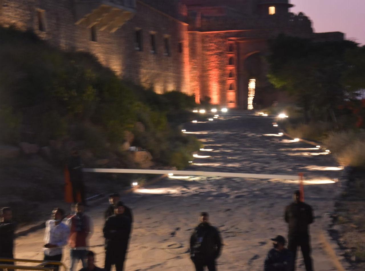 Their invite, which seems to be for limited guests attending the wedding, read: 