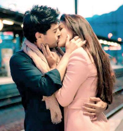 In what was touted as Gauahar Khan's first film in a starring role, the former 'Bigg Boss' contestant shares an intense kiss with co-star Rajeev Khandelwal.