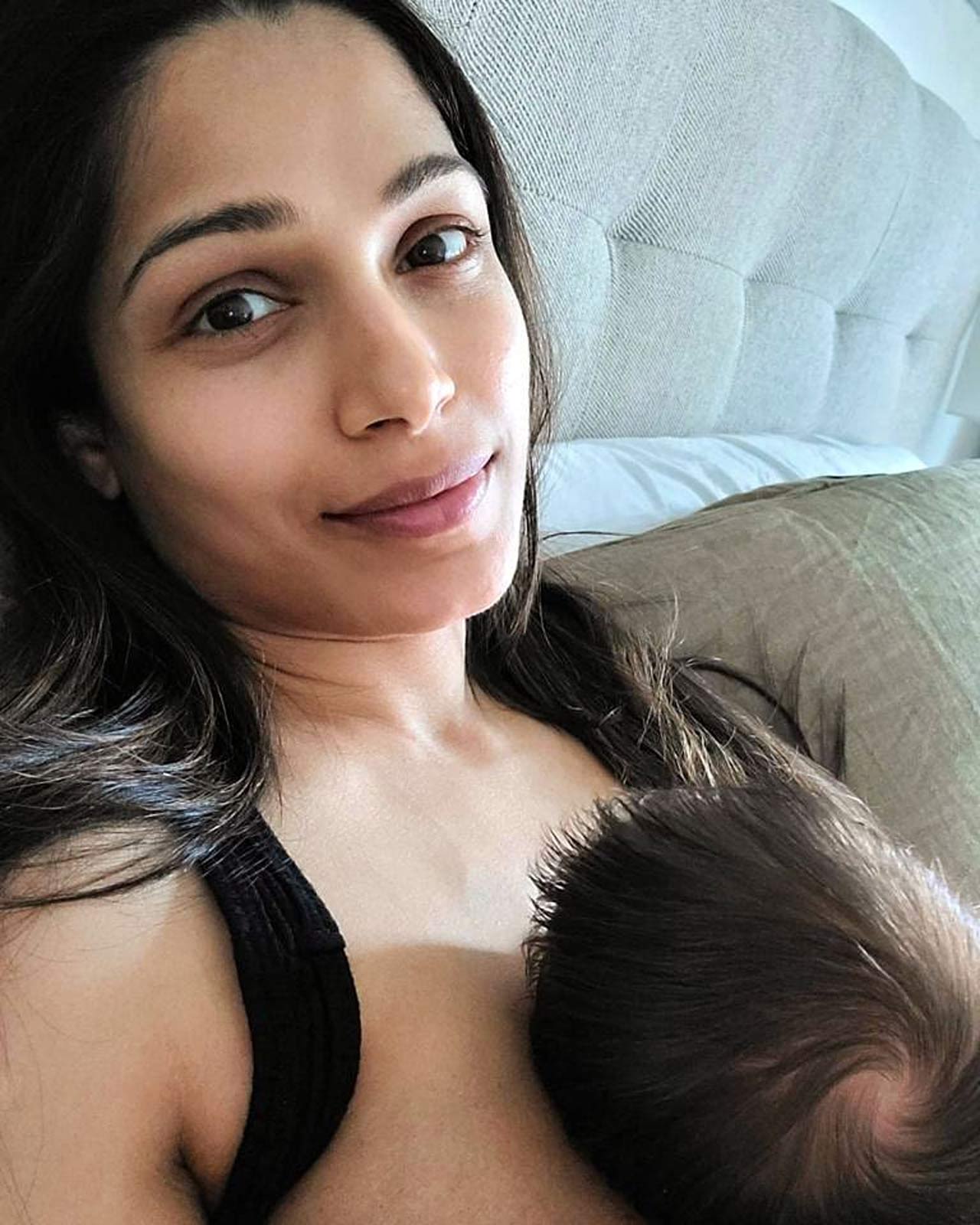 Freida Pinto tied the knot with her boyfriend Cory Tran in 2020. The couple has been tight-lipped about their personal life, but they shared this news on social media, where the Slumdog Millionaire actress was seen highlighting her baby bump. Sharing this beautiful picture, the actress wrote a long note on post-partum, and its effects on new mothers.
