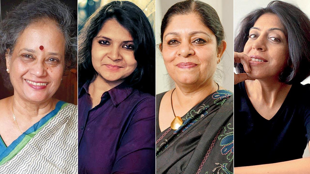 Dr AL Sharada, Kanksshi Agarwal, Poonam Muttreja and Leena Kejriwal