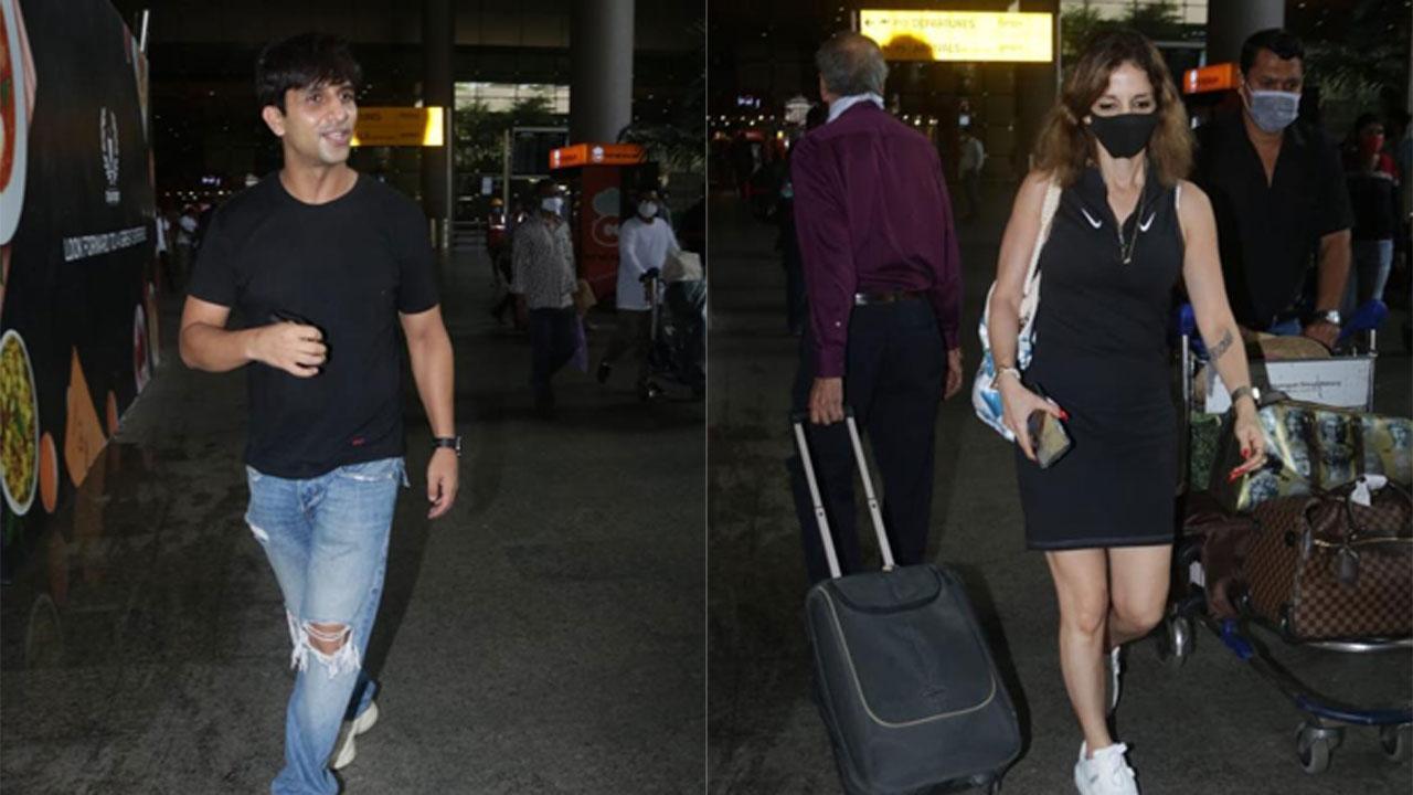 Arslan Goni and Sussanne Khan have been making a lot of noise in Bollywood with their relationship that is yet to be confirmed. An official announcement may be far away but the rumoured couple was spotted at the airport together. Click here to see full gallery
