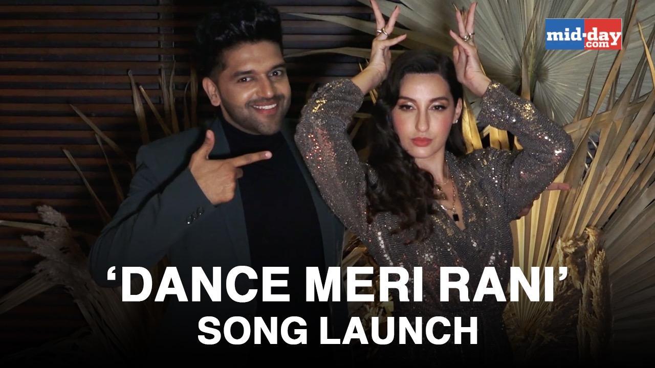 Nora Fatehi, Guru Randhawa, Bhushan Kumar At The Launch Party Of New Song