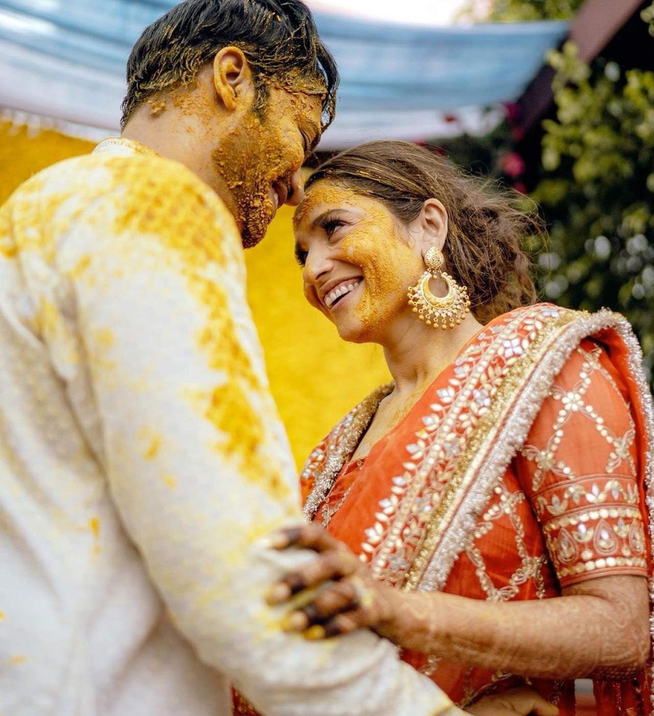 Several other pictures were shared from her 'Haldi' ceremony where the actress wrote: 