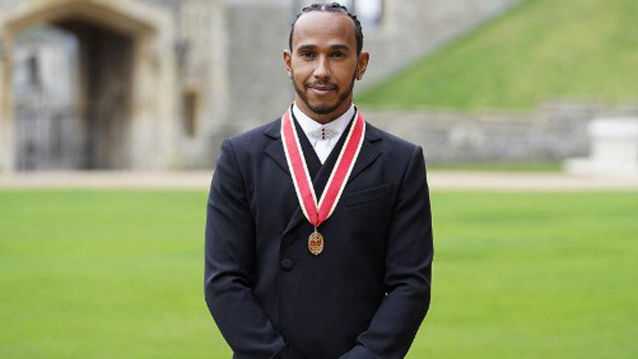 Seven-time F1 champion Lewis Hamilton receives knighthood at Windsor Castle