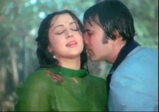 While Hema shared a cordial equation with most of her co-actors, there were exceptions. Though she has never said it in words, she revealed in her autobiography 'Hema Malini: Beyond The Dream Girl' that working with Rajesh Khanna was almost always unpleasant for her. In Andaz, he played the role of Hema's first husband and apparently his starry tantrums and unprofessional attitude used to enrage her. In picture: Hema Malini in a film with Rajesh Khanna, with whom she did 15 films.