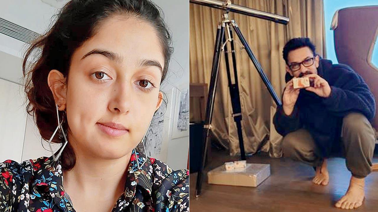 Ira Khan and Aamir Khan