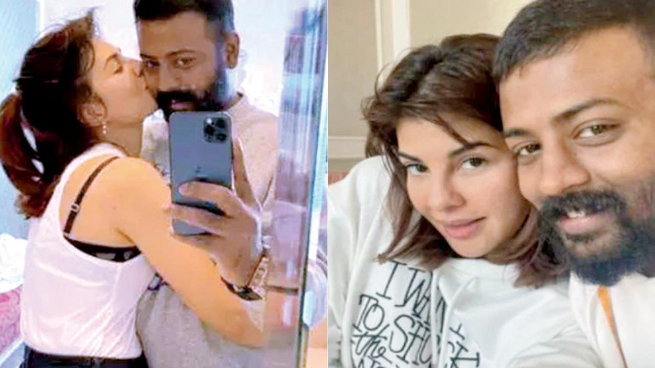 Jacqueline Fernandez and Sukesh Chandrasekhar's mushy pictures surface online
After the cosy selfie of Jacqueline Fernandez and alleged millionaire conman Sukesh Chandrasekhar that did the rounds of social media last week, some more pictures of the rumoured couple are going viral. In one of the snapshots, the actor is seen planting a kiss on Chandrasekhar’s cheek while another has the two posing for a selfie. Fernandez appeared before the Enforcement Directorate in August and in October to depose in the money laundering case. She had skipped the summons several times owing to her professional commitments. The actor, who has been shooting for Ram Setu, prefers to keep mum about the photographs doing the rounds. Read the entire story here.