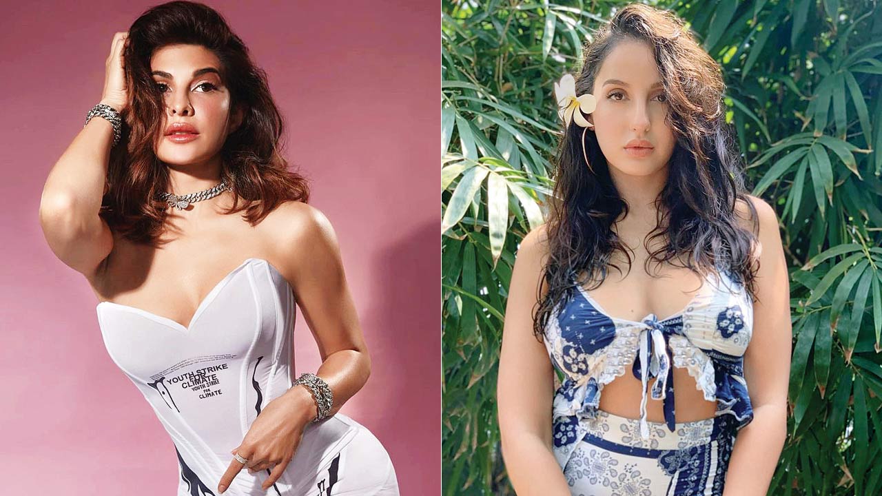  Jacqueline Fernandez and Nora Fatehi 