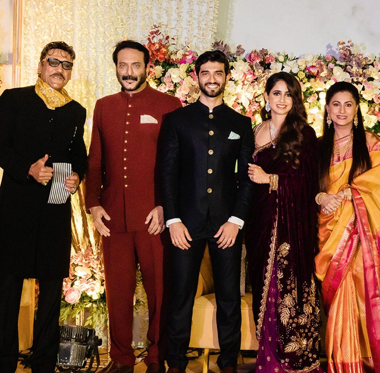 Who's-Who of the Bollywood and Marathi film fraternity along with political industry attended the lavish reception. The celebrations included a lot of fanfare, music & indulging experiences. Jackie Shroff, Aditya Thackeray, Rohit Rajendra Pawar, Ranjit Pawar, Govind Nihlani, Satish Shah, Spruha Joshi and Subodh Bhave.