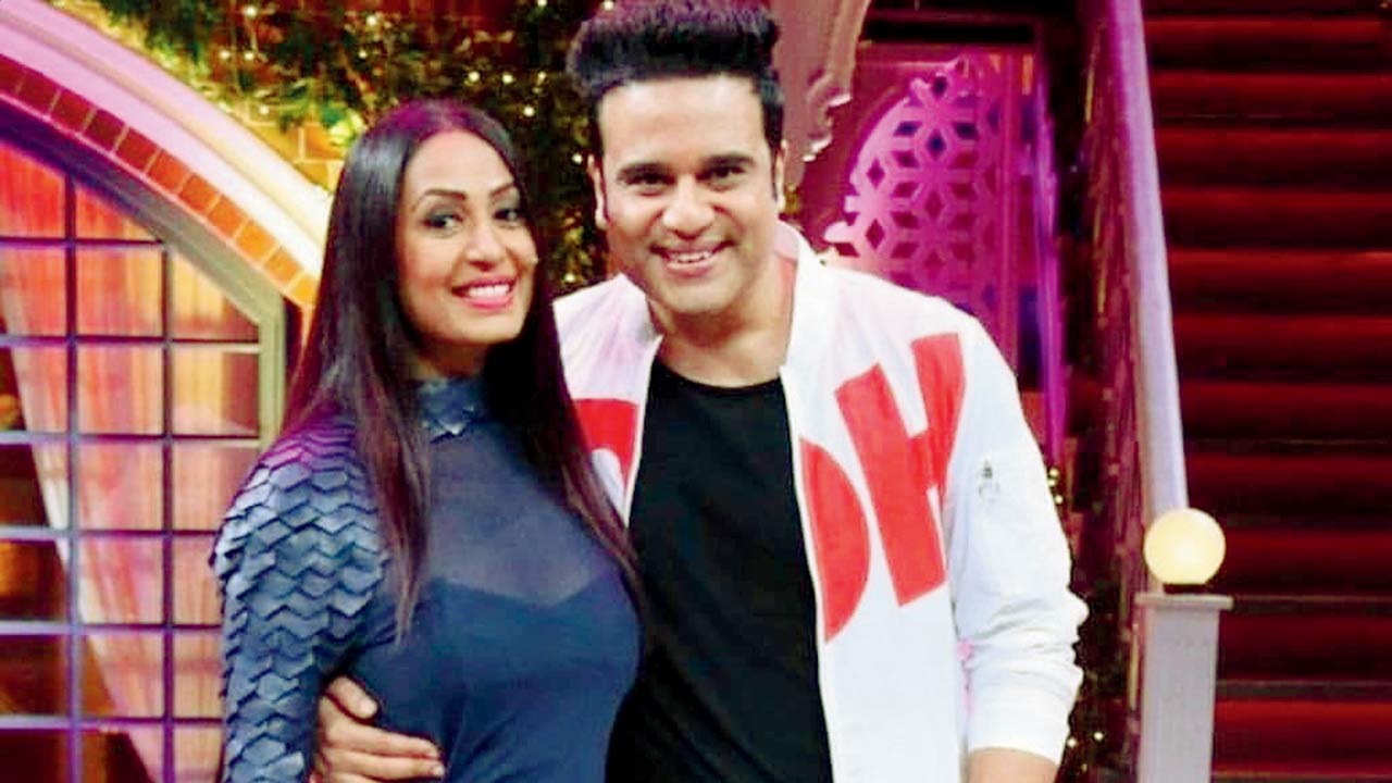 Kashmera Shah anf Krushna Abhishek,