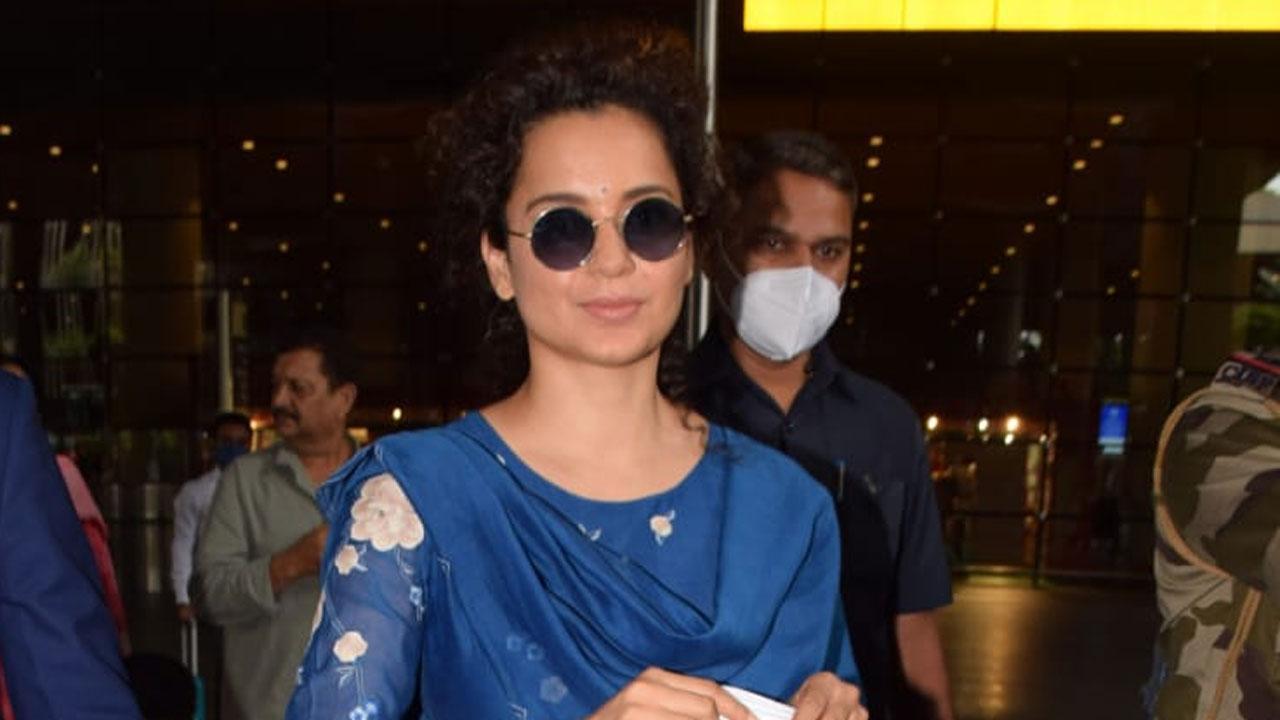 Kangana appears before Mumbai Police in case related to social media post on farmers