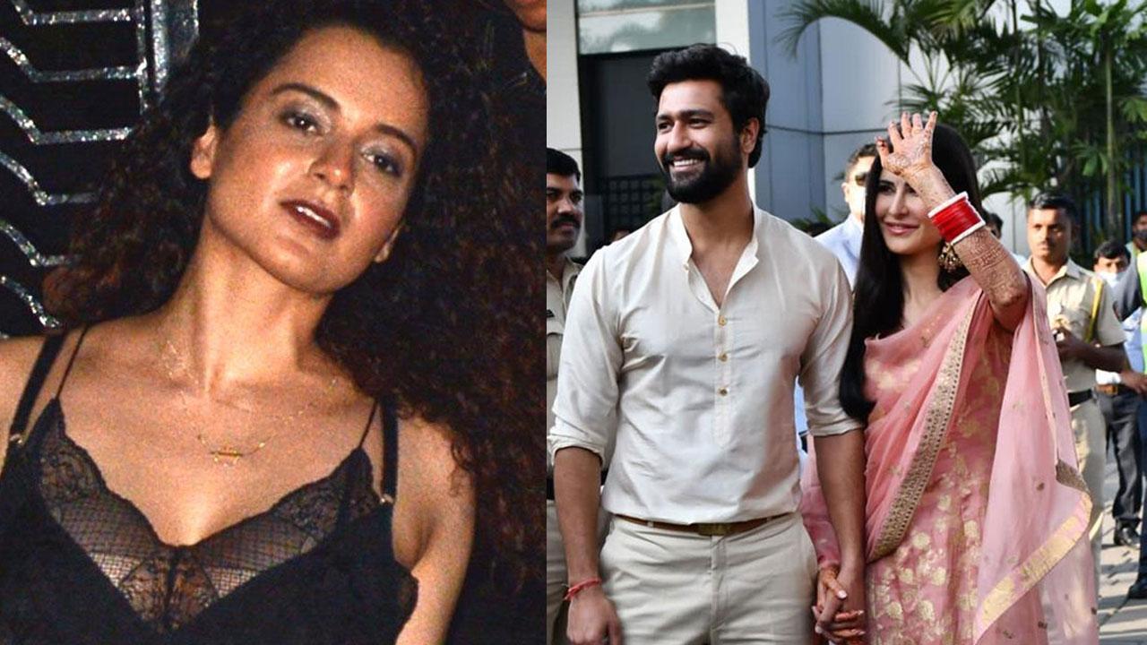 Vicky-Katrina back in Mumbai; Kangana Ranaut attends Ankita and Vicky's Sangeet