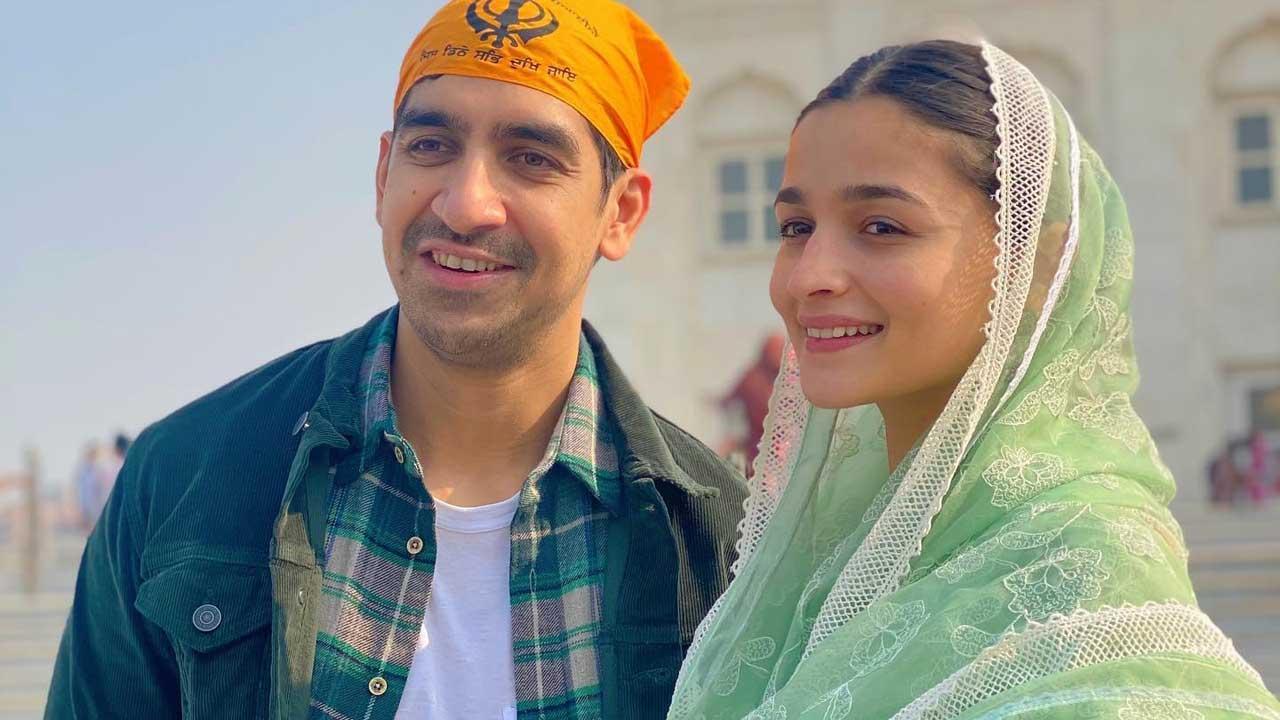 Alia Bhatt, Ayan Mukerji seek blessings at Gurudwara Bangla Sahib