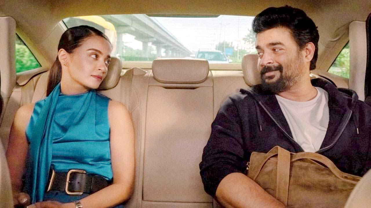 Surveen Chawla and R Madhavan in the series