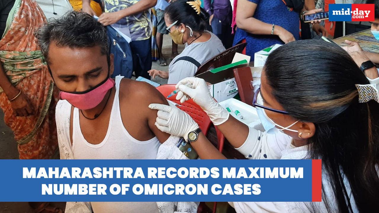 Maharashtra records maximum number of Omicron cases, India's total tally at 653