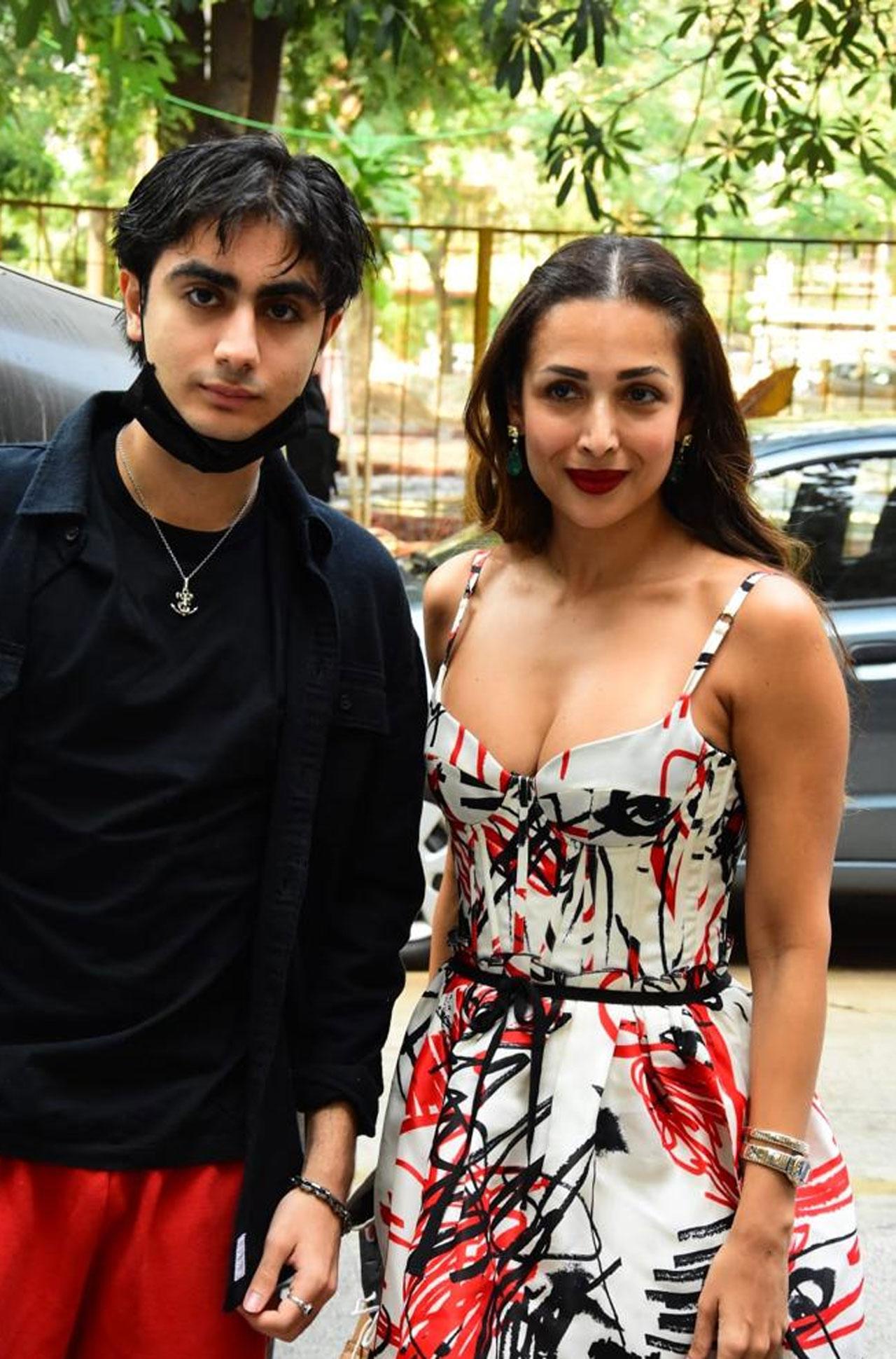 Malaika Arora had the company of her son Arhaan Khan. Malaika shared an emotional message for her son Arhaan Khan, who has recently left for higher studies. Taking to her Instagram handle back in August, the glamourous mom posted a beautiful picture of the mother-son duo, saying 