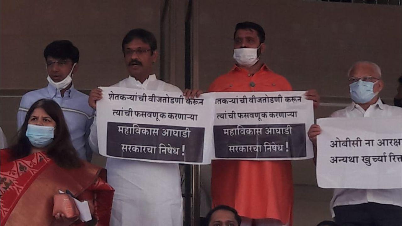 Opposition walks out of Maharashtra Council over alleged 'power stealer' remark against farmers