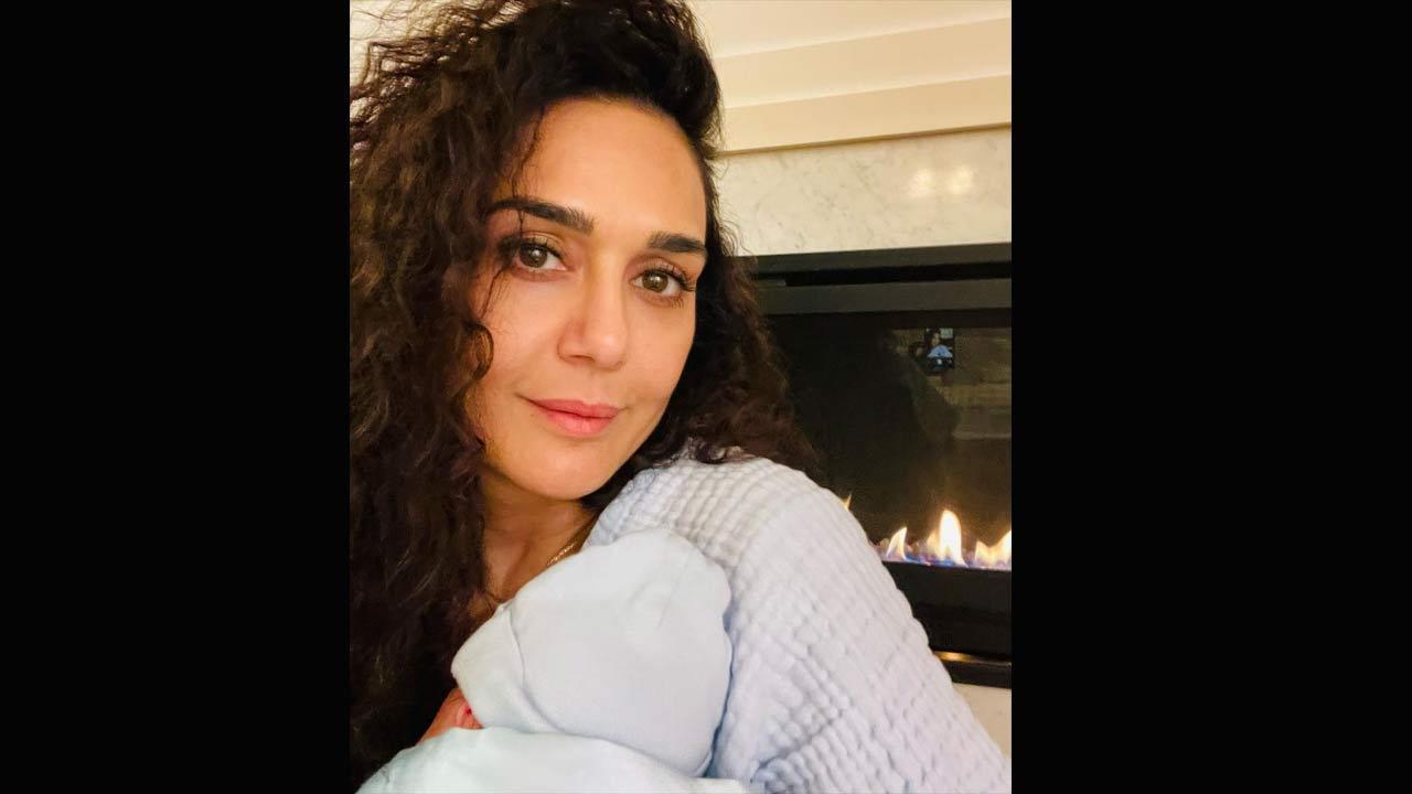 Preity Zinta Goodenough shares first picture of her newborn