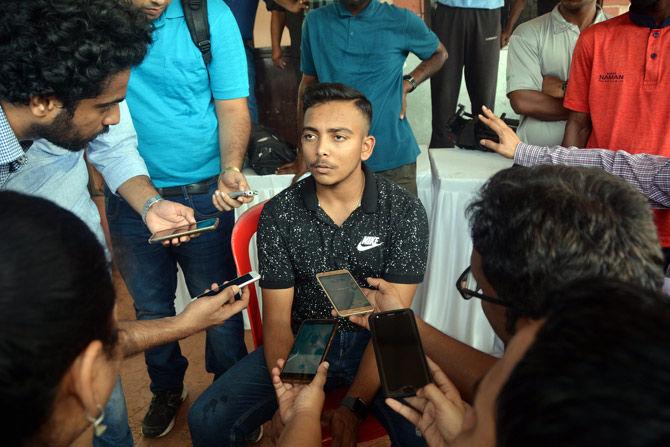 Prithvi Shaw was also the India national under-19 cricket team captain. He played for Middle Income Group (MIG) Cricket Club in Mumbai and was the captain of Rizvi Springfield High School and the Mumbai under-16 team.