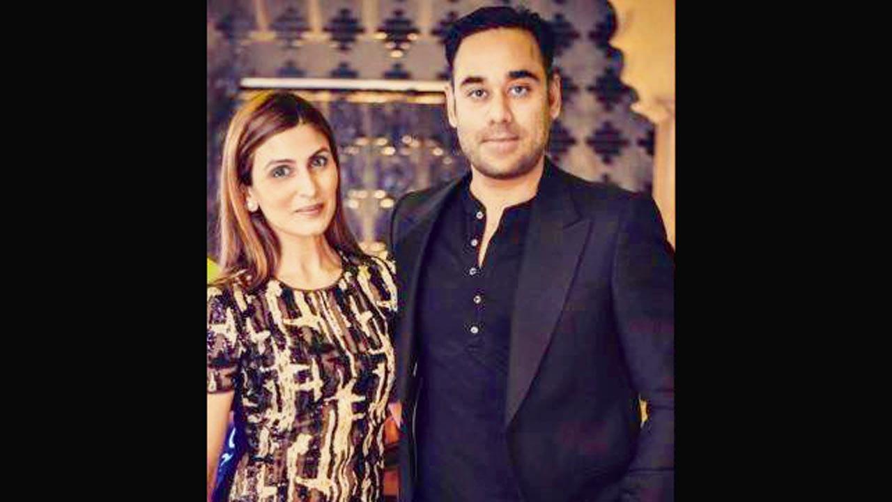 Riddhima Kapoor Sahni with husband Bharat
