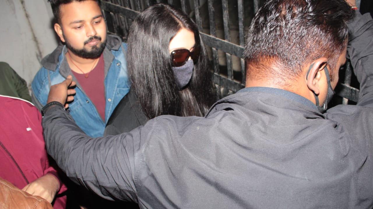 Aishwarya Rai Bachchan was clicked outside the Enforcement Directorate (ED) office in New Delhi as she was summoned earlier today in a case linked to the 2016 'Panama Papers' global tax leaks case.