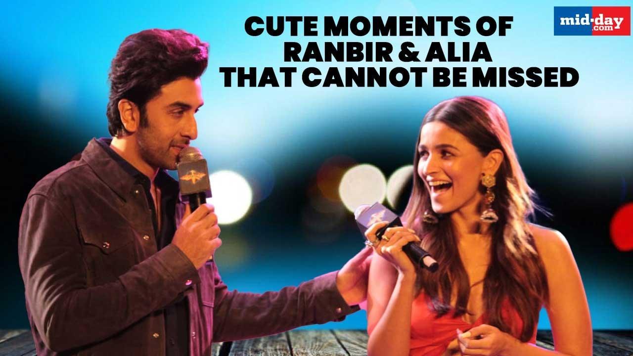 Brahmastra launch: 4 cute moments of Ranbir and Alia that cannot be missed