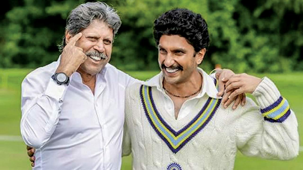 Kapil Dev and Ranveer Singh