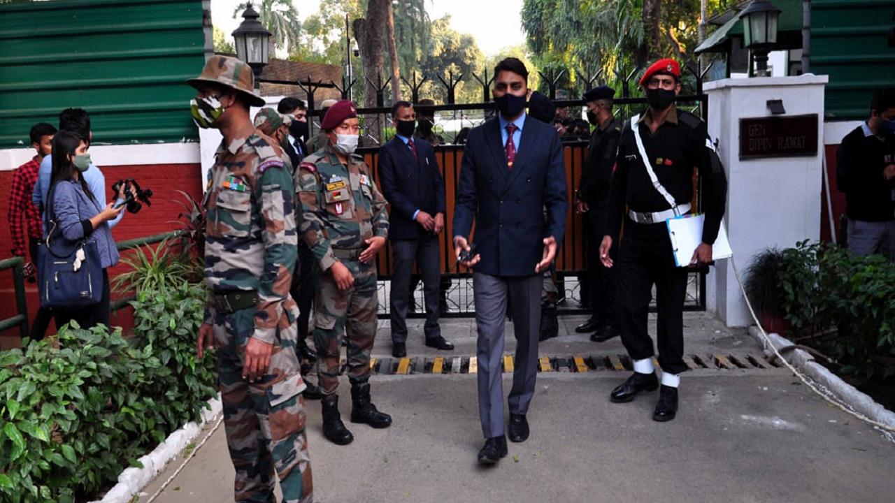 Security beefed up around Gen Rawat's residence in Delhi