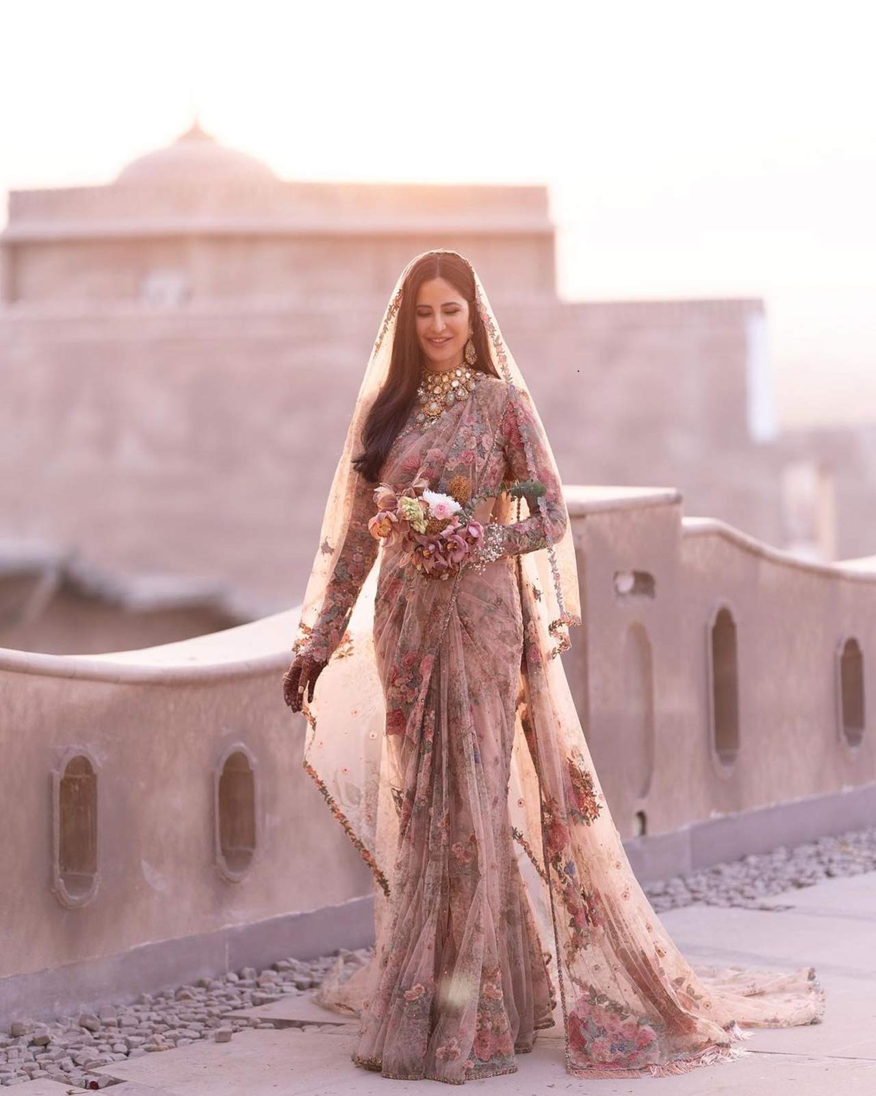 Giving out the details about her outfit, Sabyasachi's Instagram account gave out her ensemble details. He wrote. 