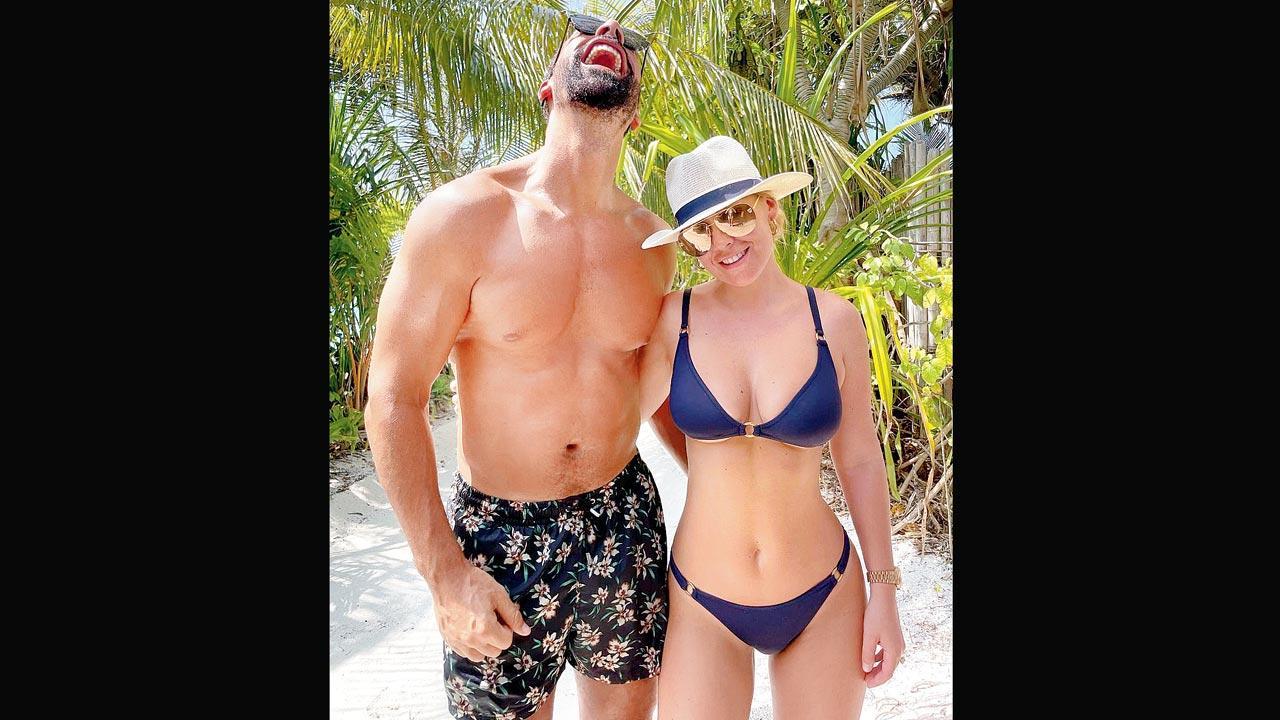 Rio Ferdinand and wife Kate spend quality time during Maldives getaway