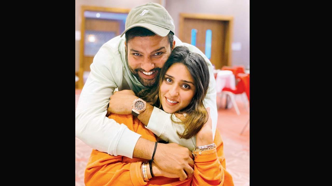 Rohit Sharma has an attractive wish for wifey Ritika Sajdeh on her 34th birthday; see photos photo