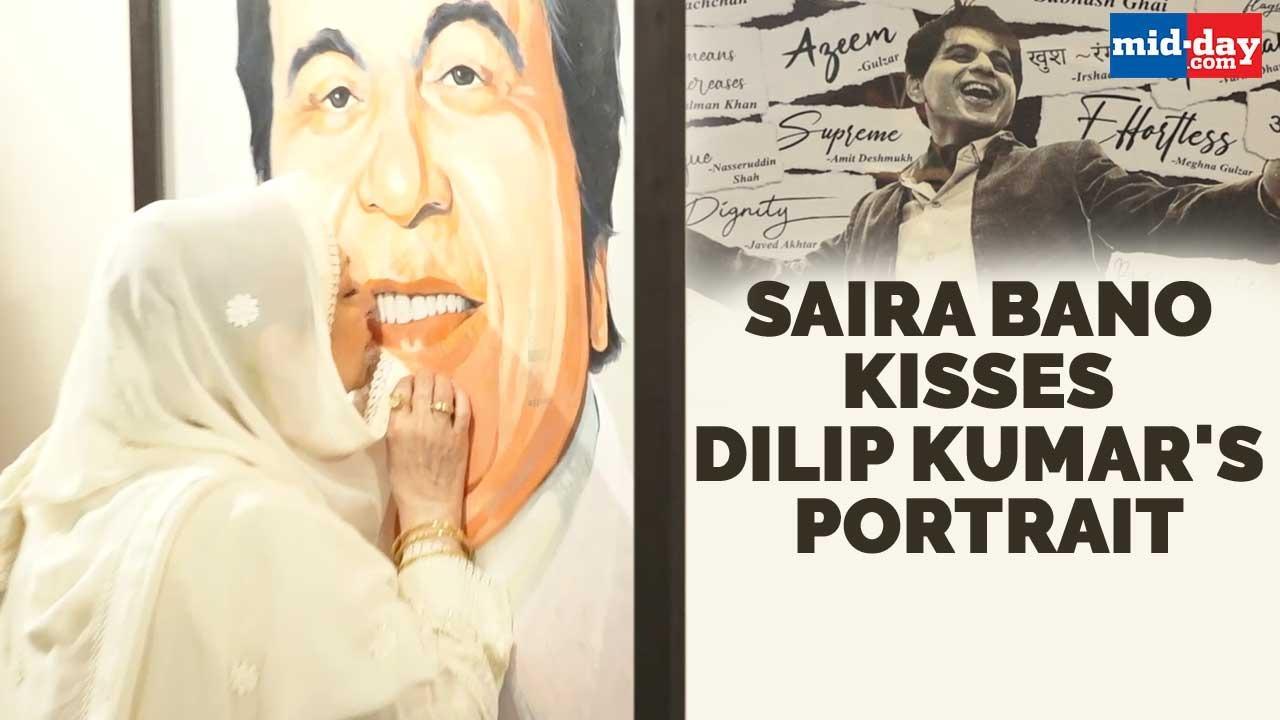 Saira Bano gets emotional remembering Dilip Kumar