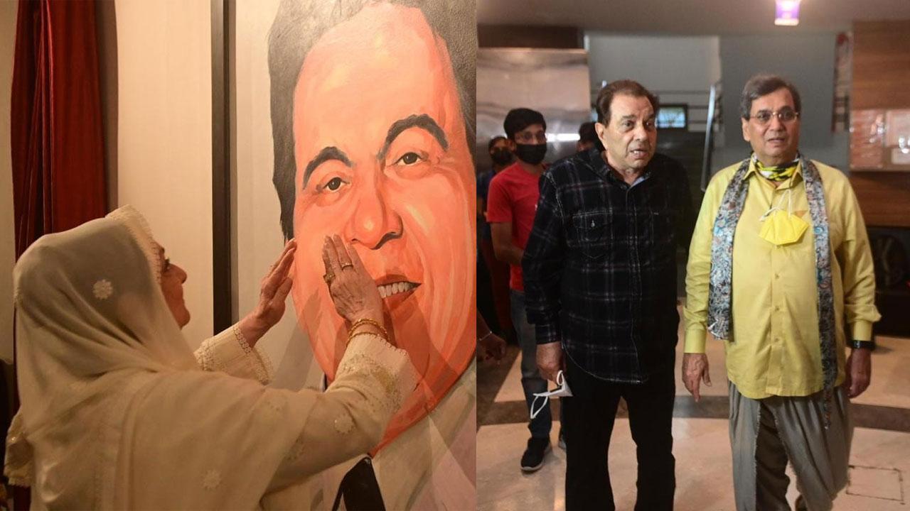 On Dilip Kumar’s 99th birth anniversary, Dharmendra, Subhash Ghai, and Saira Banu attended a special event at the filmmaker’s school, Whistling Woods, in Mumbai. Click here to see full gallery