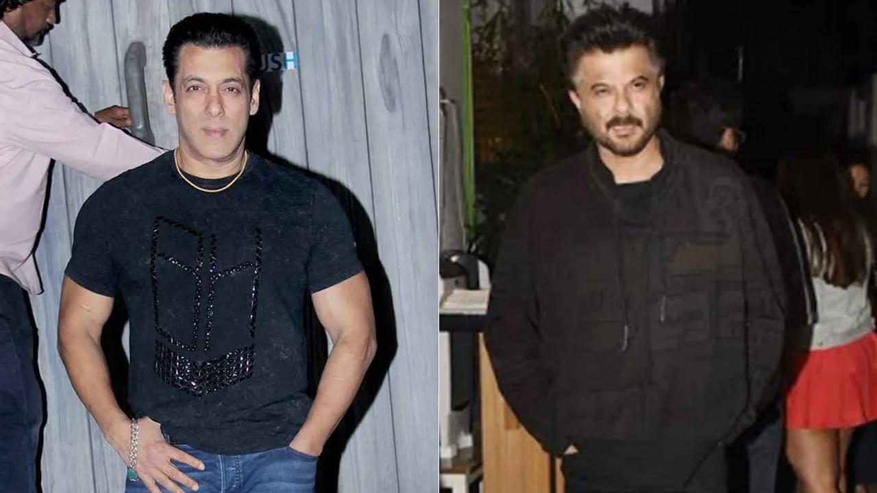 Salman Khan, Anil Kapoor dance to 'Jumme Ki Raat' song  at Praful Patel's son's wedding festivities