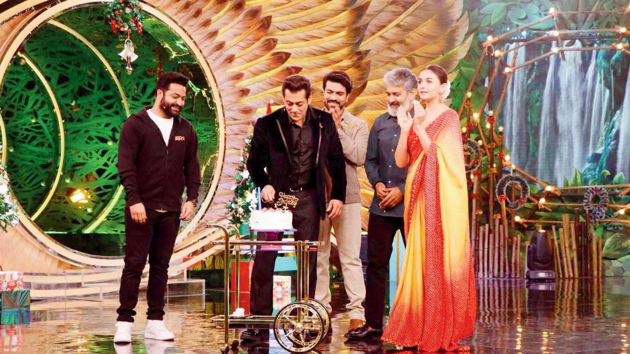 Jr NTR, Salman Khan, Ram Charan, SS Rajamouli and Alia Bhatt