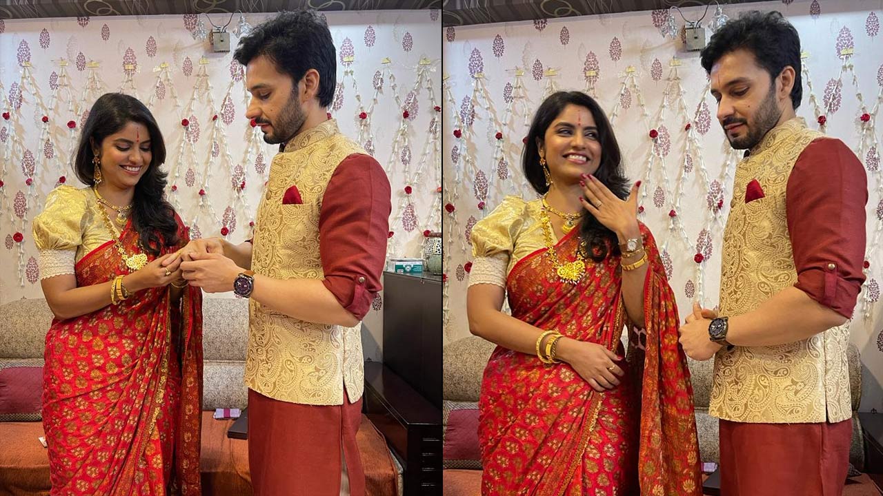Sayantani Ghosh gets engaged
Sayantani Ghosh is currently on cloud 9 as the actress is all set to take the plunge with her beau Anugrah Tiwari. The actress, who is currently in Kolkata, has been engaged to her longtime boyfriend. Sayantani shared some pictures on social media as she seeks blessings and love from her social media followers. Read the full story here.