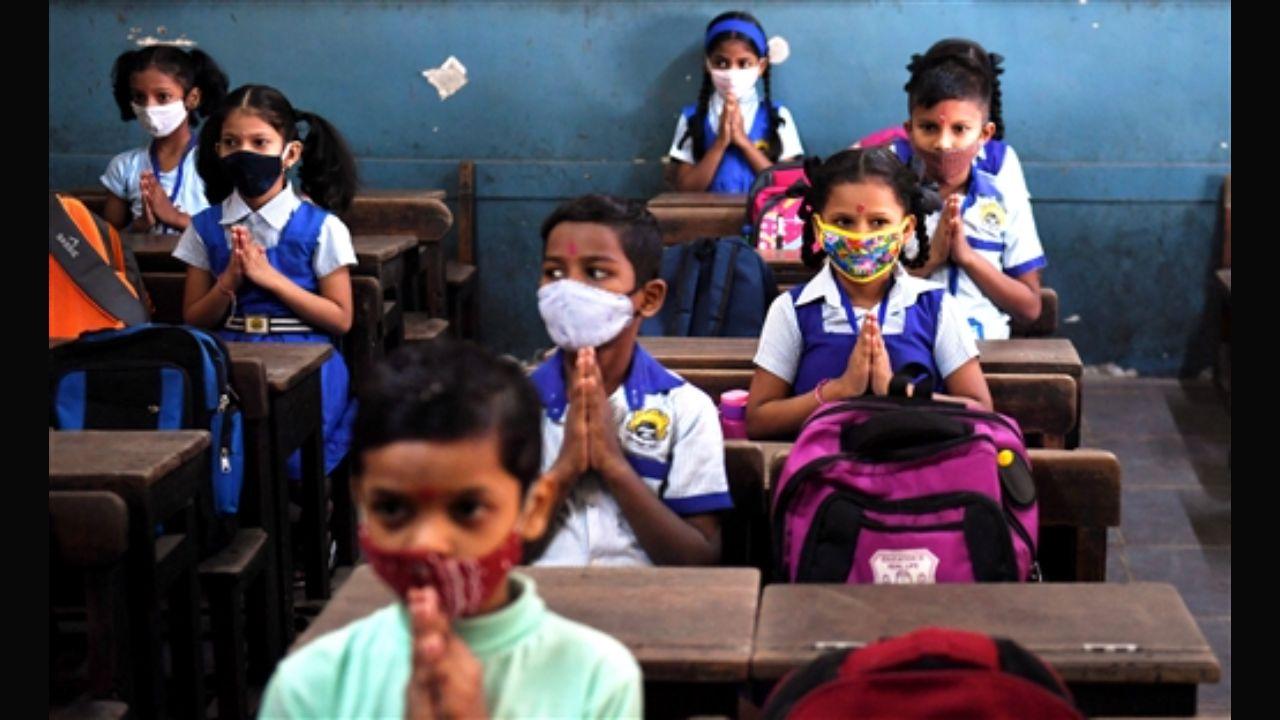 'Schools generally allow long vacation for Christmas. As the state decided to open schools for classes 1 to 7 from December 15 and there was a fear of it being changed at the last minute, some school managements decided to wait till the Christmas holidays are over and reopen physical classes later,' a senior state education officer said. Pic/PTI