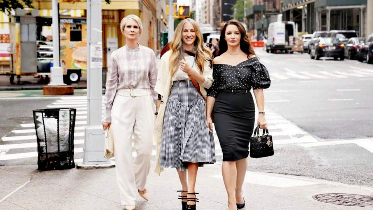  Cynthia Nixon, Sarah Jessica Parker, and Kristin Davis