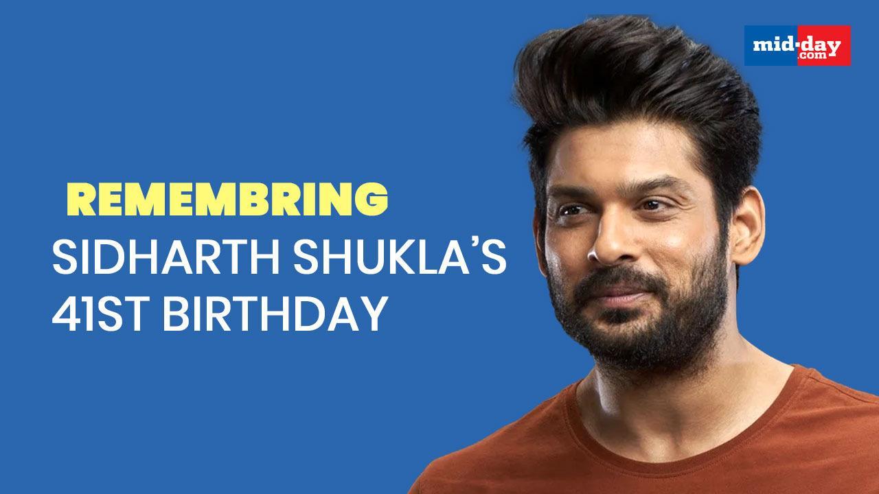 Remembering late actor Sidharth Shukla on his 41st birthday