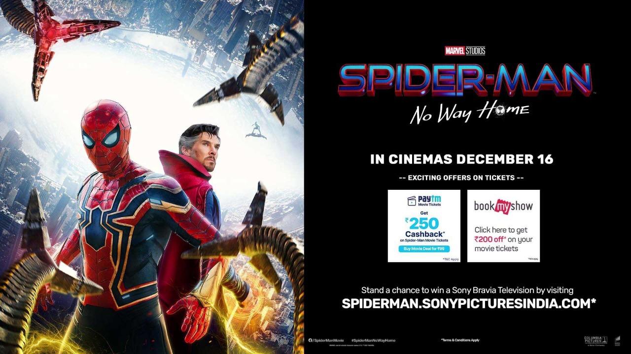  Spider-Man: No Way Home in cinemas starting today!