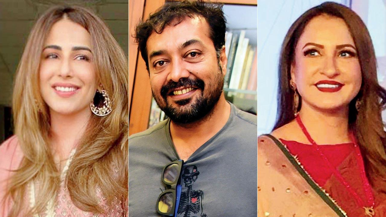 Ushna Shah, Anurag Kashyap and Saba Faisal