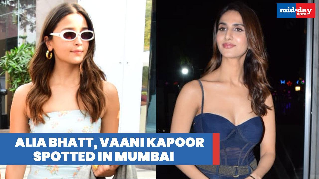 Vaani Kapoor snapped at T-Series office, Alia Bhatt spotted on Mumbai streets