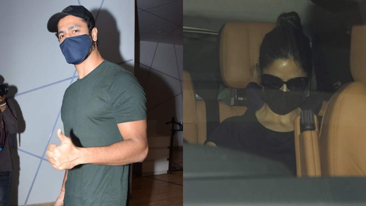 Vicky Kaushal and Katrina Kaif at the gym/picture courtesy: Yogen Shah