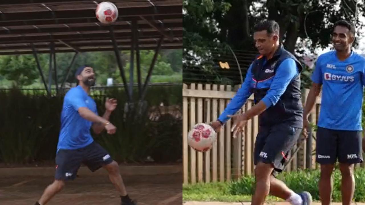 Watch video: At 1400m, Virat Kohli and Co 'recharge batteries' with a game of foot volley