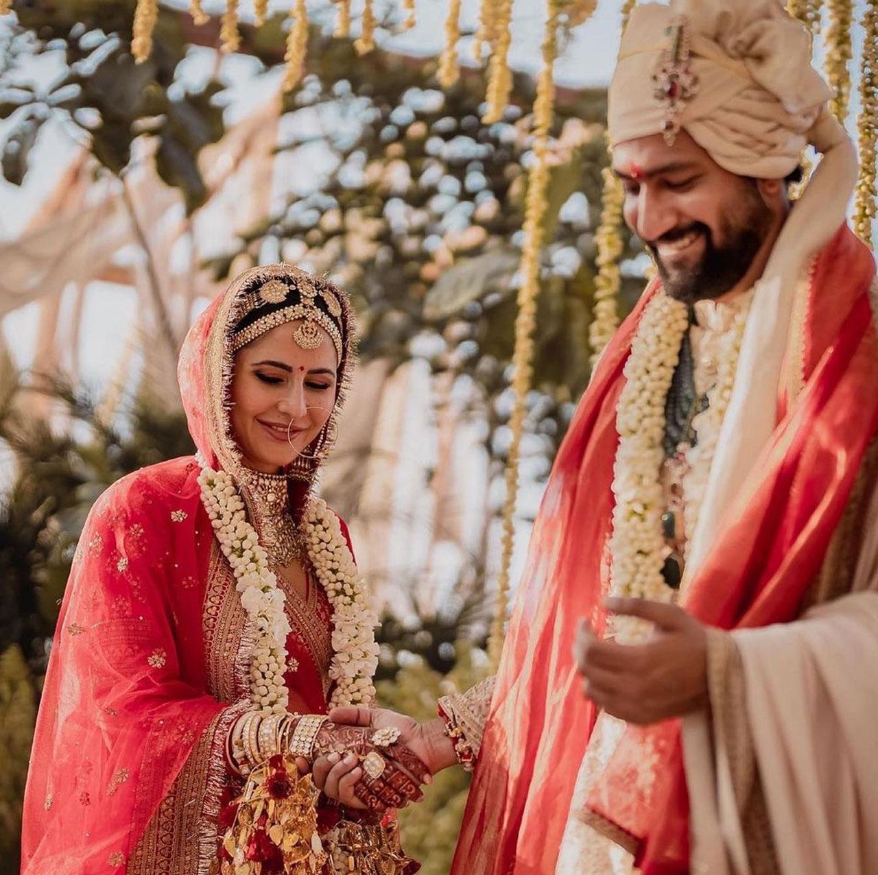 Talking about the groom Vicky Kaushal, the designer spoke about his ivory silk sherwani and wrote- 