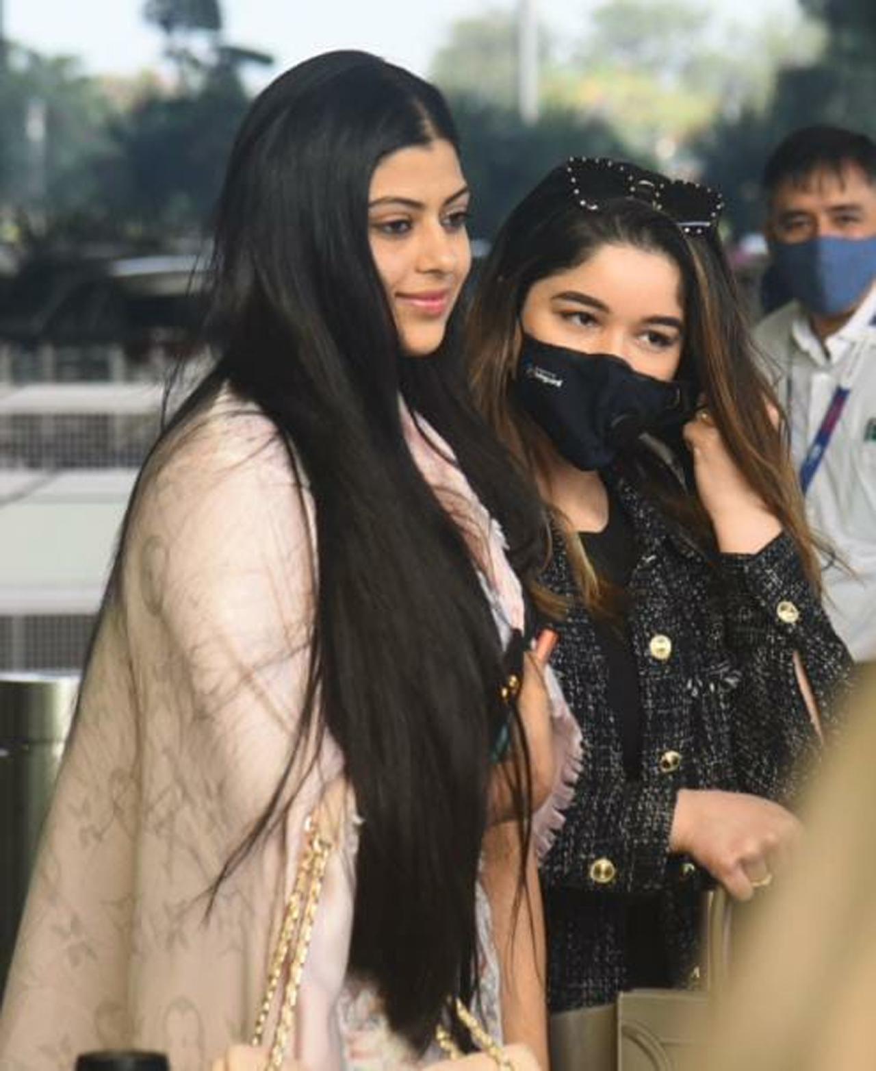 Sara Tendulkar and Zanai Bhonsle are not only great friends but also gym buddies and frequently work out together in the city.