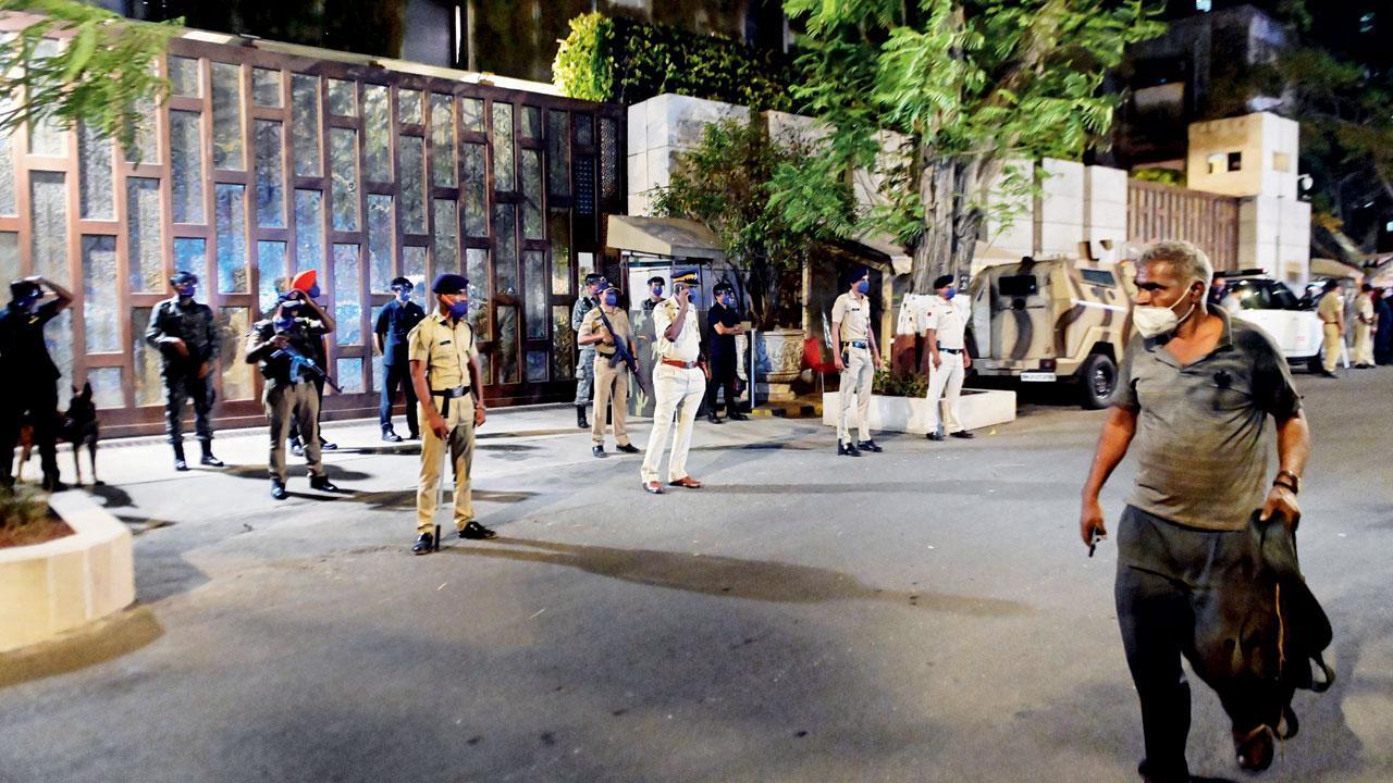 25 statements recorded in Mukesh Ambani bomb scare case