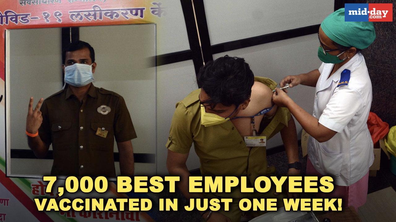 COVID-19 Updates: 7,000 BEST employees vaccinated in just one week